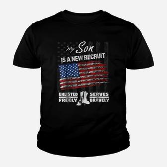 New Recruit Shirt - My Son Joined The US Military Youth T-shirt | Crazezy DE