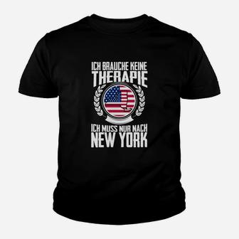 New York Therapie Motiv Kinder Tshirt - Inspiration für Städtereisen - Seseable