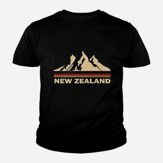 New Zealand Mountains Youth T-shirt | Crazezy