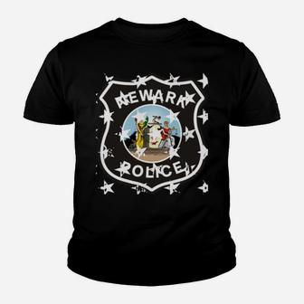 Newark Police Department American Flag Youth T-shirt | Crazezy AU