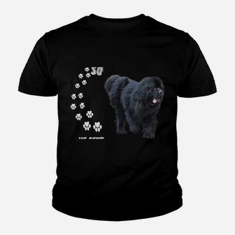 Newfie Dog Mom Quote, Newf Dad Costume, Cute Newfoundland Youth T-shirt | Crazezy