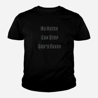 No Hater Can Stop Gods Favor Christian Trendy Quote Premium Youth T-shirt - Thegiftio UK