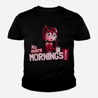No More Mornings Youth T-shirt - Monsterry UK