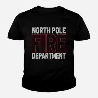 North Pole Fire Department Firefighter Youth T-shirt - Thegiftio
