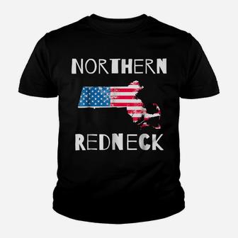 Northern Redneck Massachusetts Youth T-shirt | Crazezy CA