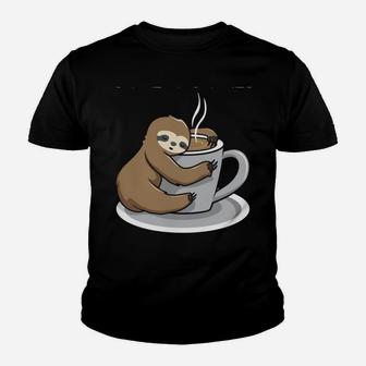 Not To Brag But I Totally Got Out Of Bed Today Sloth Coffee Sweatshirt Youth T-shirt | Crazezy