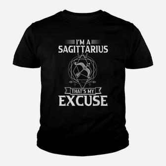 November December Birthday Funny Sagittarius Zodiac Sign Youth T-shirt | Crazezy UK