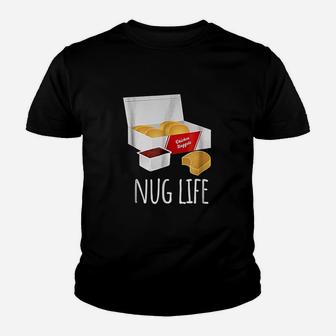 Nug Life Chicken Nuggets Youth T-shirt | Crazezy AU