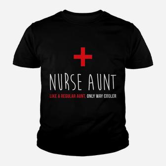 Nurse Aunt Shirt, Funny Cute Nursing Medical Gift Youth T-shirt | Crazezy