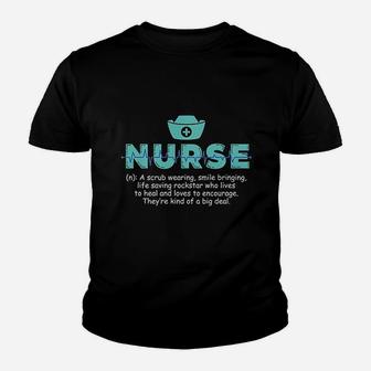 Nurse Definition Rn Registered Nurse Funny Nursing Gift Youth T-shirt | Crazezy UK