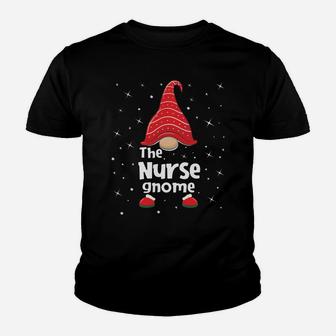Nurse Gnome Family Matching Christmas Funny Gift Pajama Youth T-shirt | Crazezy DE