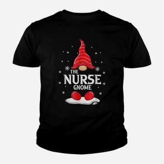 Nurse Gnome Family Matching Christmas Funny Gift Pajama Youth T-shirt | Crazezy