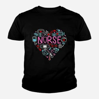 Nurse Love Nursing Student Rn Life Thank You Gifts For Women Youth T-shirt | Crazezy