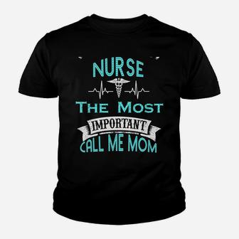 Nurse Mom Mother's Day Gift For Nurses Back Print Hoodie Youth T-shirt | Crazezy CA