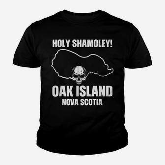Oak Island Canada Hunting Oakland Hunter Treasure Hunters Youth T-shirt | Crazezy