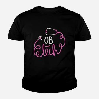Ob Tech Obstetric Technologists Youth T-shirt | Crazezy DE