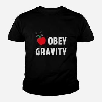 Obey Gravity Apple Youth T-shirt | Crazezy