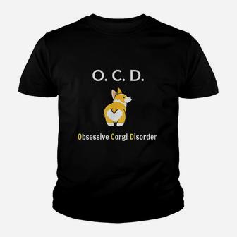 Obsessive Corgi Disorder Funny Corgi Owners Youth T-shirt | Crazezy AU
