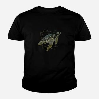 Ocean Animal Sea Creature Turtle Youth T-shirt | Crazezy