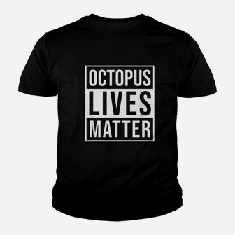 Octopus Lives Matter Tentacle Squid Youth T-shirt | Crazezy UK