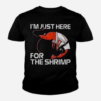 Official I'm Just Here For The Shrimp Youth T-shirt - Monsterry