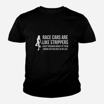 Official Race Car Stripper Ride Drag Sprint Modified Racing Youth T-shirt | Crazezy