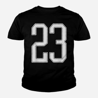 Official Team League 23 Jersey Number 23 Sports Jersey Youth T-shirt | Crazezy