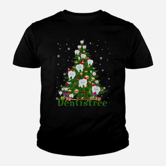 Oh Dentistree Dentist Dental Cute Tooth Christmas Tree Xmas Sweatshirt Youth T-shirt | Crazezy AU