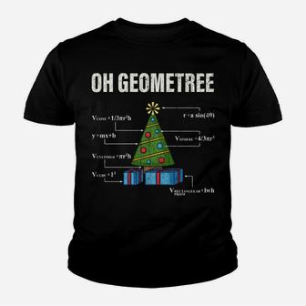 Oh Geometree Apparel Funny Geometry Gift Christmas Math Tree Sweatshirt Youth T-shirt | Crazezy CA