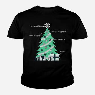 Oh Geometree Christmas Tree Funny Xmas Gift For Math Teacher Sweatshirt Youth T-shirt | Crazezy CA