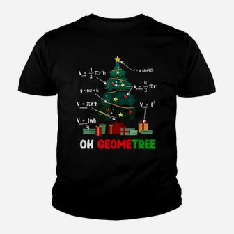Oh GEometree GEometry Math Science Teacher Christmas Funny Sweatshirt Youth T-shirt | Crazezy CA