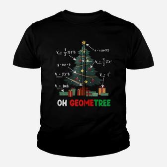 Oh Geometree Geometry Math Science Teacher Christmas Funny Zip Hoodie Youth T-shirt | Crazezy CA