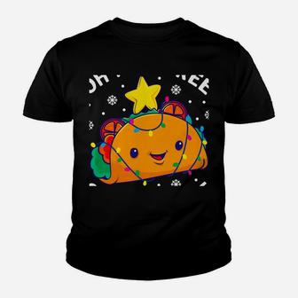 Oh Taco Tree Christmas Cute Xmas Mexican Food Lover Gift Youth T-shirt | Crazezy