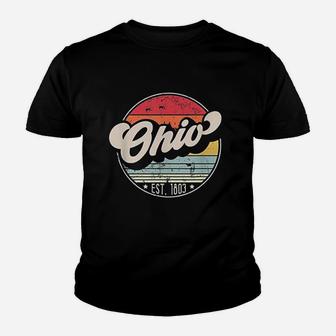 Ohio Home State 1803 Youth T-shirt | Crazezy