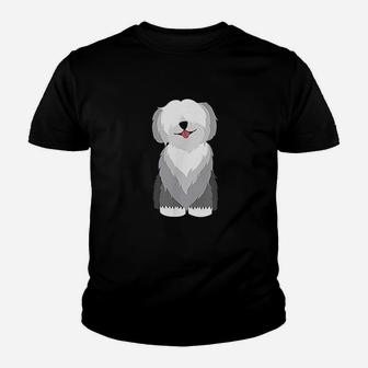 Old English Sheepdog Puppy | Dog Lover Gift Youth T-shirt | Crazezy UK