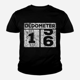 Oldometer 15-16 Car Odometer Funny 16Th Birthday Youth T-shirt | Crazezy AU