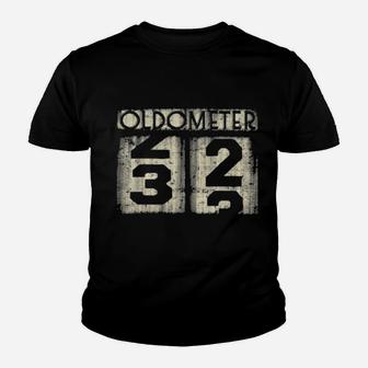 Oldometer 33 Years 33Th Birthday Distressed Cool Youth T-shirt - Monsterry AU