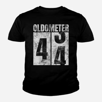 Oldometer 43-44 Yrs Old Man Woman Bday Graphic 44Th Birthday Youth T-shirt | Crazezy
