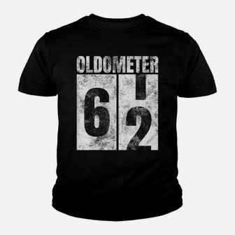 Oldometer 61-62 Yrs Old Man Woman Bday Graphic 62Nd Birthday Youth T-shirt | Crazezy