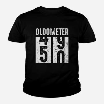 Oldometer Distressed Odometer 50Th Birthday Party Youth T-shirt | Crazezy