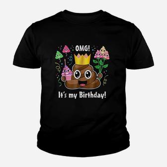 Omg It Is My Birthday Youth T-shirt | Crazezy