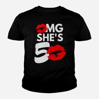 Omg She Is 50 Youth T-shirt - Monsterry
