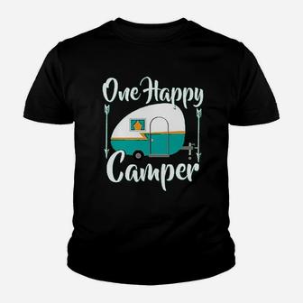 One Happy Camper Youth T-shirt | Crazezy