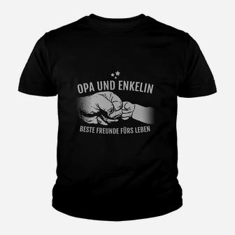 Opa Und Enkelin In Kindergrößen Kinder T-Shirt - Seseable