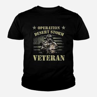 Operation Desert Storm Veteran Youth T-shirt | Crazezy