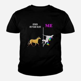Other 49 Years Old And Me Unicorn Dancing Birthday Youth T-shirt | Crazezy UK