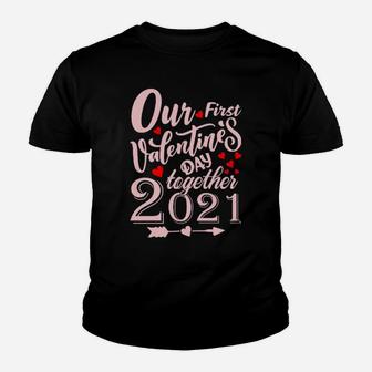 Our First Valentines Day Youth T-shirt - Monsterry DE