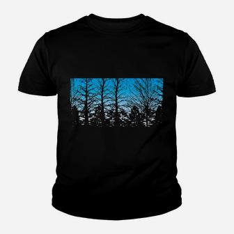 Outdoors Nature Forest Trees Wildlife Forest Youth T-shirt | Crazezy DE