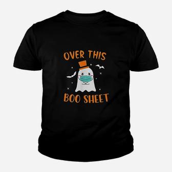 Over This Boo Sheet Youth T-shirt | Crazezy AU