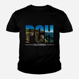 Pacific Coast Highway California Youth T-shirt | Crazezy